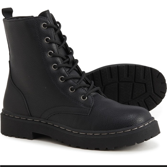 💥 FLASH SALE! 🆕 SINCERELY JULES Girls Lil Harley Combat Boots 13 Youth - Picture 7 of 15